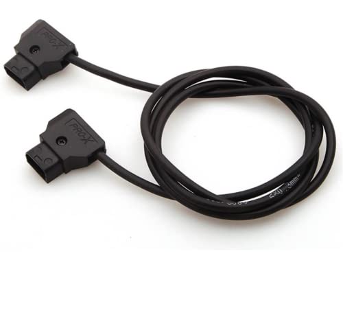 Eonvic D-Tap to Dtap Male Power Adapter Cable Extension Cable for Anton Bauer V-mount Gold Mount Battery 18"
