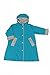 Fit Rite Boys Girls Hooded Waterproof Long Raincoat Full Length Rain Jacket for Children and Toddler with Reflective Stripes