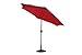 Grand patio 10 FT Super Sturdy Aluminum Patio Umbrella, UV Protected Outdoor Umbrella, Red