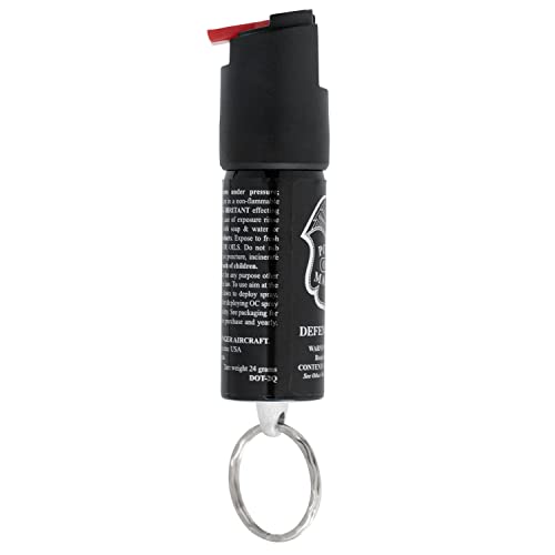 POLICE MAGNUM Mini Pepper Spray Keychain Bulk Pack Max Heat Strength 1/2oz Twist Lock Keyrings