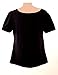 Post-op Top Lesa Short Sleeve Shirt Black (Medium)