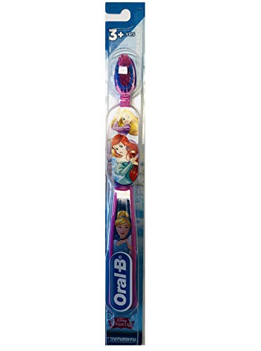 image for Oral-B NEW Princess Toothbrush for Little Girls, Children 3+, Extra So