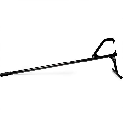 Biltek Steel Handled Timberjack - Log Roller Grabber Cant Hook and Cutting Jack (Cant Hook, Cant Dog, Log Jack, Log Stand, Log Peavey)