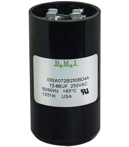 72-88 uF x 220 250 VAC - BMI/USA Start Capacitor