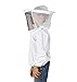VIVO White Youth Sized Beekeeping Suit, Jacket, Pull Over, Smock with Veil (BEE-V105Y)