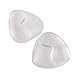 Summer Silicone Waterproof Triangle Bra and Bikini Gel Inserts Push-up Breast Pads Swimsuit and Bra Enhancement Falsies Bikini Pads for Female/Women (Clear)