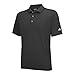 adidas Golf Men's Puremotion Solid Jersey Polo, Black/White, Medium