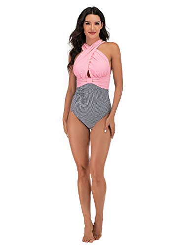 MAXEE Women Athletic Verstellbarer Badeanzug mit Geraffter Badebekleidung und Bauchbezug – Bild 3