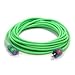 pizety 100 ft 10 Gauge Extension Cords 10 3 Contractor Grade 100 feet 10 Gauge Power Extension Cord 10/3 Plug Extension Cord with Lighted Ends (100 ft 10 Gauge Green Waterproof Extension Cord