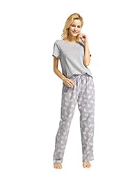 Pantalones de franela para dama, 100% algodón, supersuaves, color rosa, L