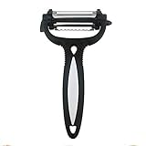 Fruit Peeler 3 in 1 Multifunctional Peeler, 360 Degree Swivel Vegetable Fruit Peeler - Non-slip Comfortable Handle