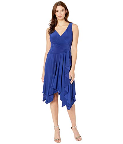 midnight blue cocktail dress with sleeves