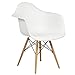 Best Choice Products Eames Style Armchair Mid Century Modern Molded Plastic Shell Arm Chair