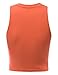 Doublju Women Sleeveless Half Turtleneck Tight T-Shirts
