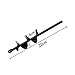 Gmgod❤️❤️Gardening Drill Planter Garden Auger Spiral Drill Bit Planting Hole Digger Drill Bit Black 40x220mm