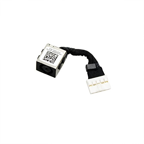 GinTai DC in Power Jack Cable Harness Connector Replacement for Dell Compatible with Dell Latitude E7240 E7250 4W9NY 04W9NY DC30100NO00