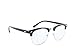 Men Women Sunglasses Half Frame Semi-Rimless Retro Classic Fashion