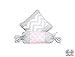 GEENNY Boutique Baby 13 Piece Crib Bedding Set, Salmon Pink/Gray Chevron