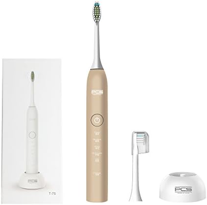 PCS Professional Sonic Electric Toothbrush for Adults with Timer 5 Modes Waterproof Rechargeable Electric Toothbrushes for Complete Oral Care Gold
