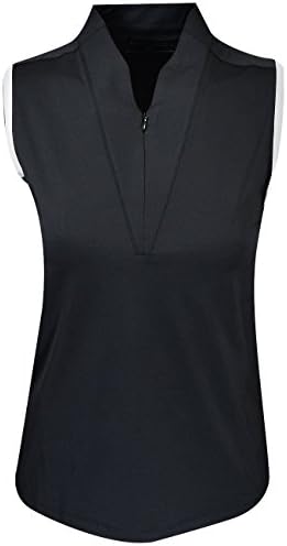 Maggie Lane Golf Ladies Zip Sleeveless Mock