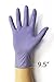 Infi-Touch Disposable Gloves, Steel Blue Heavy Duty Nitrile Gloves, 9.5