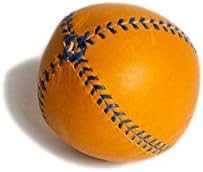 Lemon Ball Baseball. Tan Horween Glove Tan Leather, Blue Stitch Lb-Gtan-Rb