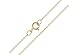 KEZEF 1mm 925 Sterling Silver Necklace for Women | 16-36 inch long Silver, 18k Gold, Rose Gold Necklaces for Women - Made In Italy Real Cable Chain Jewelry | Dainty cadena de plata s925 para mujer