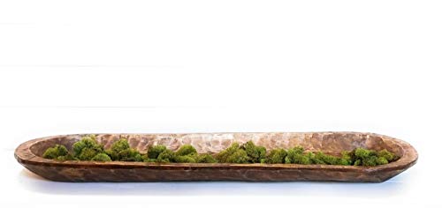 Extra Large Wood Dough Bowl- Extra Long Wood Decorative Bowl- The Big Bend