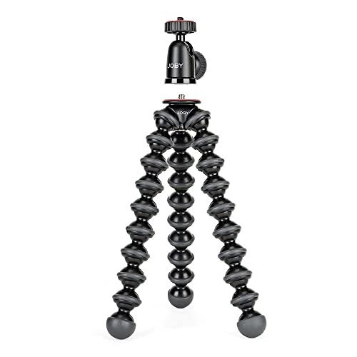 Joby GorillaPod Compact Tripod Kit with Ballhead for Mirrorless Cameras up to 2.2 lbs. Black/Charcoal.