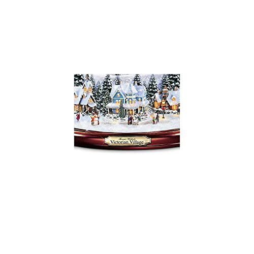 Thomas Kinkade Victorian Christmas Village Snowglobe Pricepulse