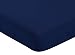 Sweet Jojo Designs Fitted Crib Sheet for Navy Blue, Mint and Grey Woodsy Boys Baby/Toddler Bedding Set Collection - Navy Blue