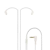 KZ ZST 0.75mm 2 pin Upgrade Silver Plate Replacement Earphones Cable for KZ Earphones (silver)