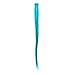 SWACC 12 Pcs Straight One Color Party Highlights Clip on in Hair Extensions Colored Hair Streak Synthetic Hairpieces (Teal Blue)thumb 3