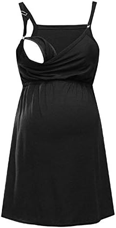 Maternity Pregnancy Nursing Top Tank Cami, Women Solid Pregnant Vest Nursing Sleep Bra Breastfeeding Tops