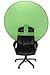 Webaround Portable Webcam Background, Big Shot, 56", Chroma Key Green Screen primary