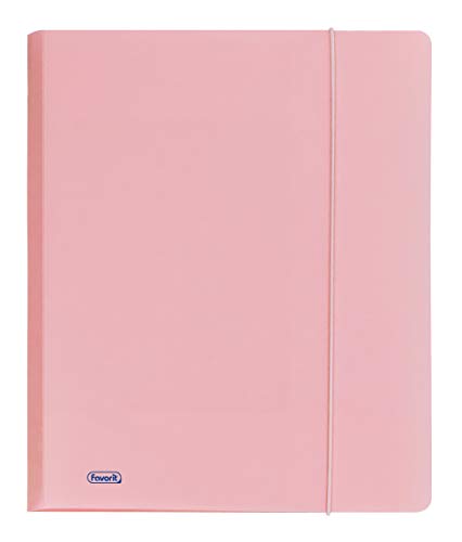 Favorit 400116603 Sammelmappe 3 Lembi mit Elasthan P@STEL Innenformat 24 x 33 cm Dorso 0-1, Cipria