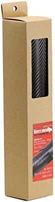 Happykreuz Vinyl Car Wrapping Film 3d Black Carbon Fiber Vinyl Wrap 12"x60"(2'ft X 5'ft) Hz2018