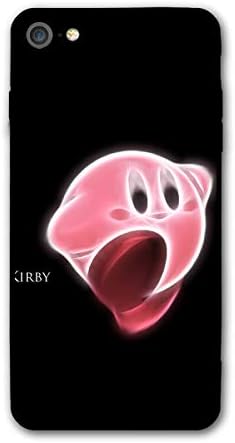 3D Lovely-Kirby Printed Soft Rubber Silicone Shell Phone Case Compatible iPhone 7/8 4.7 Inch Slim Lightweight Apple Plastic Back Cover Protector