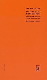 Ne touchez pas aux noms des rues