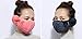 Fashion Women Girls Winter Warm Cloth Face Mouth Mask Adult Thicken Anti Dust Anti-fog Windproof Earmuff Mouth-muffle Safety Particle Respirator Protection (Dark blue)