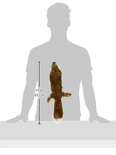 Hyper Pet Critter Skinz Fox Plush Dog Toy with Squeaker, Large