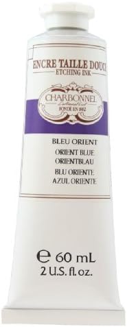 Charbonnel Lefranc and Bourgeois Etching Ink, Orient Blue, 60ml Tube - Kupferdruckfarbe