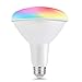 LOHAS BR40 LED Smart Flood Light, Dimmable 100W-150W Equivalent Bulb E26, RGB Color Light Bulbs, Alexa WiFi Smartphone Controlled, 1450 Lumens Recessed Lighting for Kitchen