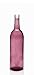 North Mountain Supply 750ml Glass Bordeaux Wine Bottle Flat-Bottomed Cork Finish - Case of 12 - Brandy Color