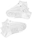 New Balance Unisex 6 Pack No Show Lifestyle Socks , White MD (Men's Shoe 5-8.5, Women's Shoe 6.5-10)