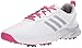 adidas Women's Response Bounce Golf Shoe, white/magenta/silver met., 9 M US