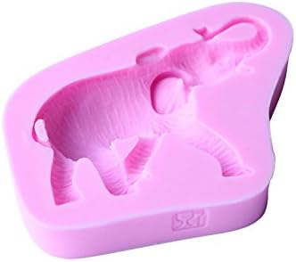 Cute Elephant Shaped Food Grade Silicone Mold by uGen! Soap Ice Cake Mold. Sugarcraft Chocolate Candy Fondant Press Cake Tool. Get a nice Kitchen Cooking Bakeware Decorating Tool!