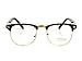 Goson Classic 50mm Horned Rim Clubmaster Glasses