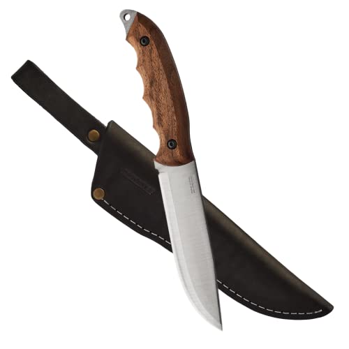 BPS Knives HK5 Camping FullTang Knife with Leather Sheath Survival