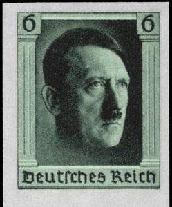 Germany 1937 Adolf Hitler National Stamp Exhibition Berlin Single Postage Stamp, Catalog No B103a